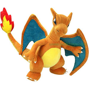 Hi atacado preço 30cm charizard brinquedos de pelúcia, animal de pelúcia para venda