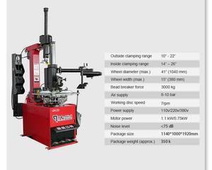 Antool AT-860, best-seller, changeur de pneus, équipement de pneus abordable, <span class=keywords><strong>machine</strong></span> à pneus robuste pour garage - Product Image 3