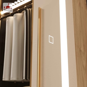 Large Full-Size <strong>Free</strong> <strong>Standing</strong> Floor LED Wall <strong>Mirror</strong> Decorative Framed Glass Dressing Room Body <strong>Mirror</strong> for <strong>Bathroom</strong> &amp; Bedroom - Product Image 5
