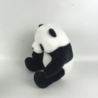 Vente en Gros Joli Panda Noir Et Blanc Animaux En Peluche Panda Peluche Peluche