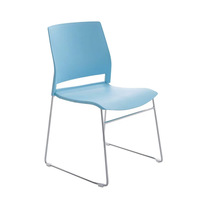Chaise de conférence simple en plastique épaissi en forme d'arc, idéale pour les bureaux et les immeubles de bureaux - Meilleures ventes