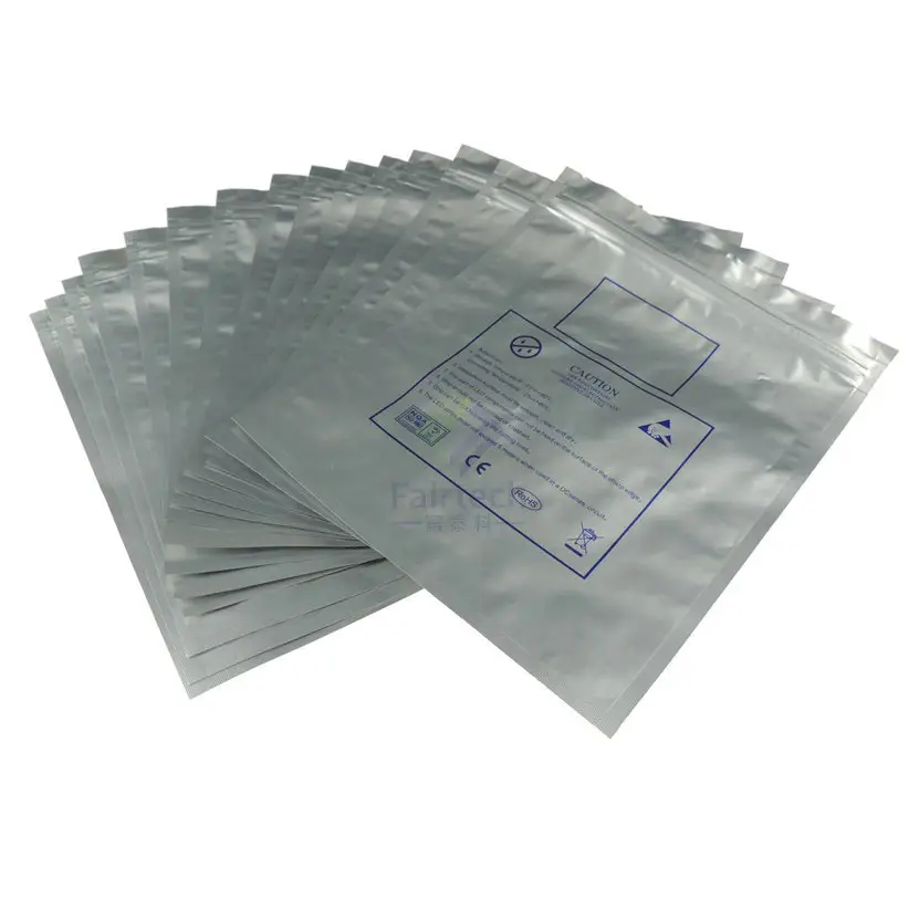 ESD Anti-Static Aluminum Foil Insulation Packaging Thermal Esd Shielding Mylar Vacuum Ziplock Anti Static Antistatic Bag