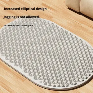 Tapis d'acupression en silicone liquide souple pour course lente en intérieur, 700g, ultra soulagement de la douleur, massage des points d'acupuncture des pieds, tapis de massage des méridiens - Product Image 1