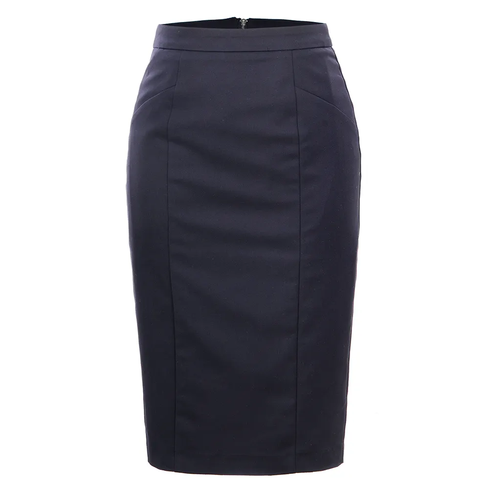 Women 2022 New Arrivals Midi Knee Length Elegant Bodycon Skirt Womens Office Formal Business Set Pencil Skirts