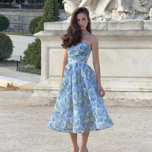 sachin and babi light blue dress Eliza J | Dresses | Eliza J Floral Dress Fit Flare Midi Maxi Chiffon High  Low Long Sleeve Size 4 main image 0