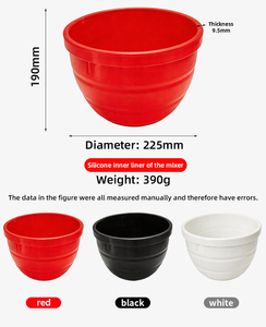 Easy Clean Silicone Mixer Bowl Liner with Lid for 5 Quart Tilt Head Stand Mixer, Space Saving <strong>Baking</strong> <strong>Accessory</strong>, BPA Free - Product Image 2
