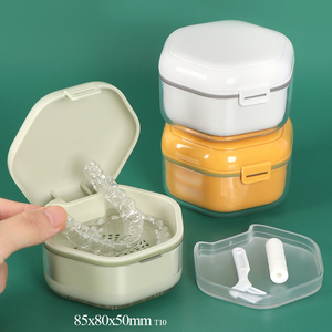 Boîte de rangement pour appareil dentaire SUNSHING personnalisée avec miroir, boîte magnétique pour prothèses dentaires, étui pour protège-dents orthodontiques, conteneur de stockage pour fausses dents - Product Image 2