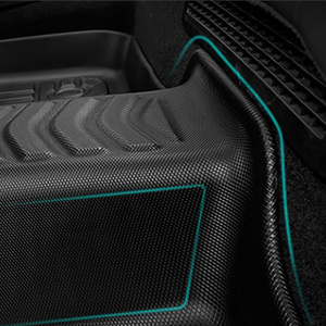 OEM personalizado TPE General delantero trasero conjunto negro piso alfombra 7 asientos 3 uds camión de polvo para 2006 - 2023 <span class=keywords><strong>Chevrolet</strong></span> <span class=keywords><strong>Captiva</strong></span> alfombrillas de coche - Product Image 6