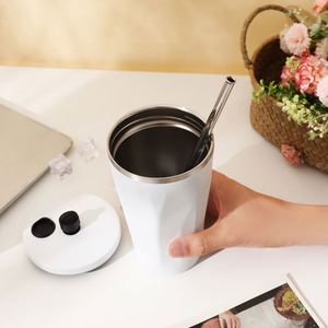 Wholesale <b>Double</b> <b>Walled</b> 17 Oz Tea Vacuum Flasks Travel Coffee Mug Cup Tumbler for Camping - Product Image 3