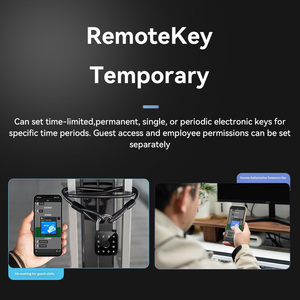 Cerradura Inteligente con Huella Dactilar Única y Más Vendida, con Almacenamiento en la Nube para Puerta de Madera, Compatible con la Aplicación Tuya, Aleación de Aluminio - Product Image 3