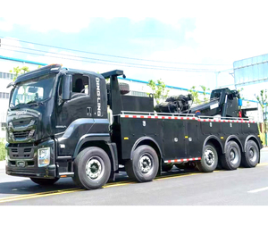 Camions de dépannage poids lourd 50t, dépanneuse rotative routière 360 degrés, corps supérieur de dépanneuse poids lourd 10*4 à vendre - Product Image 1