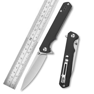 سكين D2 نصل قابل للطي من الفولاذ المقاوم للصدأ بمقبض G10 OEM قابل للتخصيص للبقاء على قيد الحياة في الهواء الطلق - Product Image 3