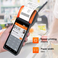 Nuevo diseño Android 13 3GB RAM 16GB ROM Memoria Caja registradora NFC Software POS móvil de mano Máquina de facturación portátil Sistema Pos