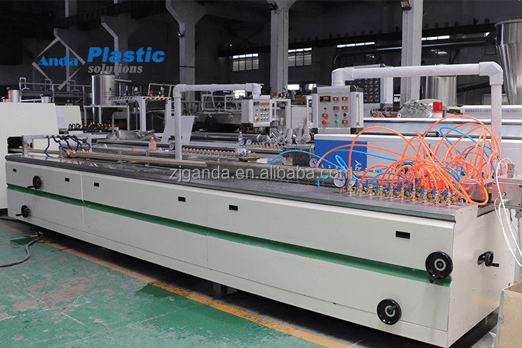 WPC Door Frame Extrusion Machine Production Line