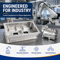 Boîtier en aluminium usiné CNC 5 axes sur mesure AS9100 pour semi-conducteurs