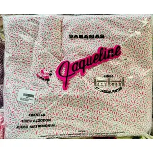 5 set di lenzuola in flanella di cotone 100% formato King Size - Product Image 1