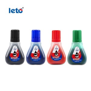 Mực Đánh Dấu Bảng Trắng Leto 45Ml Mực Đen, Xanh Và Đỏ Bảng Trắng Xóa Được Thích Hợp Cho Bút Đánh Dấu Có Thể Đổ Đầy Lại - Product Image 1