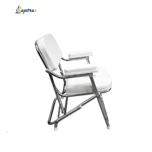 Suptrue Marine White Aluminio Yate Marine <span class=keywords><strong>Tumbona</strong></span> plegable <span class=keywords><strong>Comprar</strong></span> <span class=keywords><strong>Tumbona</strong></span> Barco Accesorios con reposabrazos de asientos de barco de pesca - Product Image 1