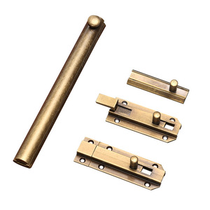 กลอนประตูทองเหลืองสไตล์จีน ดิงเฉิง หลายขนาด ล็อคประตูไม้แบบโบราณ - Product Image 3