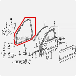 ซีลยางกันเสียงสำหรับ<span class=keywords><strong>ประตู</strong></span>รถซีลด้านนอก<span class=keywords><strong>ประตู</strong></span><span class=keywords><strong>รถยนต์</strong></span>สำหรับฮอนด้าโอดิสซี RA6 72350-SCP-003 72310-SCP-003 - Product Image 5