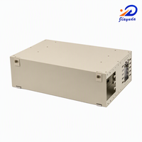 Unit ODF 48 Port Kelas Operator 3U Rak Mount, Hub Distribusi Serat Kosong, Baja 1.2mm, Kompatibel SC LC FC ST, Custom