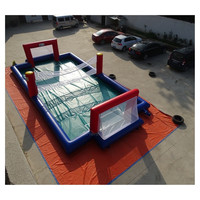 Terrain de football gonflable, arène de soccer, terrain de sport en PVC commercial pour location événementielle