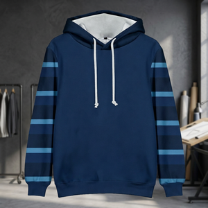 <b>Mens</b> Pullover <b>Hoodie</b> 100% Cotton Fleece Regular Fit Casual Streetwear with Pocket Quick Dry & Breathable - Product Image 4