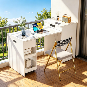 Modern Durable Multifunctional Simple Portable Folding Dining Desk <b>Table</b> Telescopic Flip-Top <b>Space</b>-<b>Saving</b> Wall Mount Office - Product Image 1