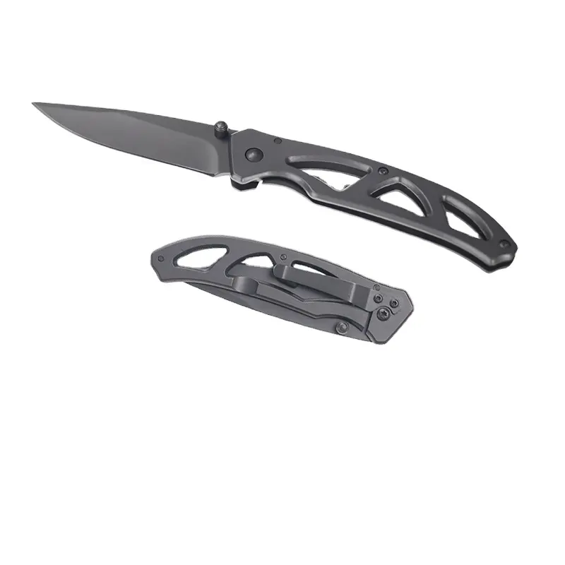 Outdoor Survival Pocket Knife DIY Grade Stainless Steel Folding Knife For Camping Customized OEM ODM Supported