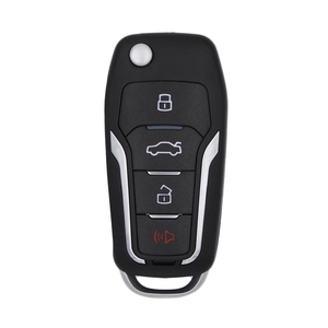 Coque de clé de voiture à 3 boutons, remplacement en ABS noir, entrée sans clé, compatible avec divers modèles - Product Image 2