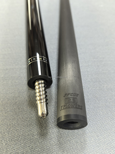 Jflowers JF20‑23 Queue de billard en fibre de carbone avec incrustations d'ormeau et de coquillage, 12,5 mm, faible déflexion, avec étui - Product Image 6