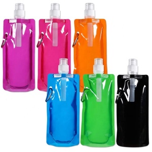 Tùy chỉnh xách tay ráp phẳng nhựa drinkware cách nhấn loại chai nước cho du lịch và quà tặng - Product Image 1