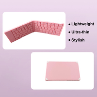 Keyboard Lipat Profil Rendah 65 Tombol 60% BT Nirkabel Mini Portabel Tipis Dapat Diisi Ulang USB Type-C yang Dapat Disesuaikan