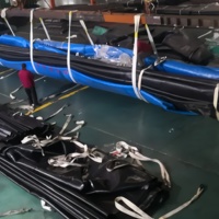 Digue en caoutchouc EPDM néoprène haute résistance avec plaques d'extrémité en acier pour une longue durée de vie