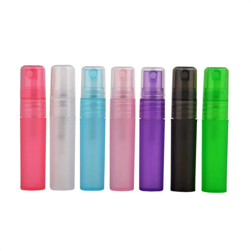 5Ml Roze Zwart Paars Mini Travel Hervulbare Pp Pen Plastic Parfum Spray Fles