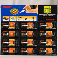 Super Glue Cyanoacrylate Extra Forte pour Bois, Caoutchouc, Tissu, Réparations Domestiques – Tube de 3g sous Blister avec Carte Suspendue