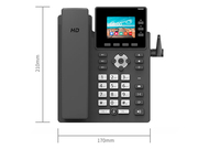 2G/3G/4G SIP Red Teléfono de escritorio Teléfono inalámbrico fijo Wifi GSM Compatibilidad de red IP Tarjeta SIM inalámbrica Escuela Oficina Hotel
