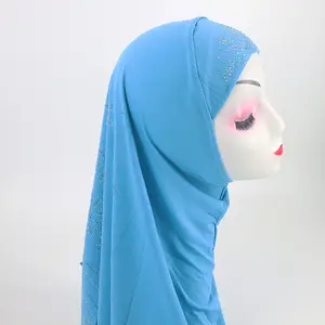 도매 패션 여성 스카프 코튼 스트레치 이슬람 Hijab 내부 모자 내부 Hijab