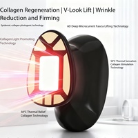 Appareil de soin de la peau portatif à lumière douce, étanche, rechargeable par USB, pour le lifting du visage, un teint éclatant et le contouring, OEM