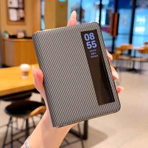 Casing HP Kulit Lipat Tekstur Serat Karbon PU untuk Huawei Pura X Max/Pura X Max Collector Edition Anti Benturan - Product Image 6