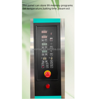 Oven Putar baja tahan karat 30 baki, kontrol sentuh Digital tinggi dengan kondisi baru untuk peralatan memanggang roti