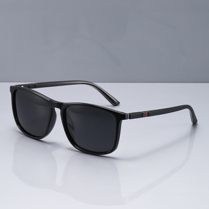 Minimalist Sunglasses <b>Black</b> <b>Frame</b> TAC Polarized Lens UV380 Sports Eyewear for Men Women Driving Glasses 425 - Product Image 1