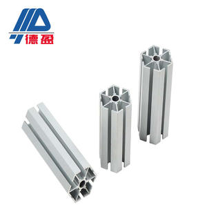 Paneles de Exhibición Hexagonales de Orificio Pequeño, Paneles de Exhibición de Columnas de Esquina de 60 Grados, Paneles de Perfil de Aleación de Aluminio - Product Image 5