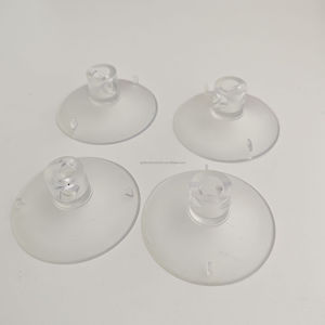 Ventouse transparente en PVC à trou croisé avec languette de traction pour verre, lit pour animaux, aquarium et décoration de mariage, vente en gros d'usine, fabriquée en Chine - Product Image 3