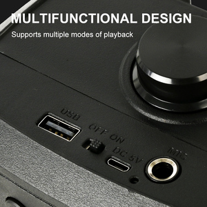 SING-E Zqs4242 Karaoke Loa Mạnh Mẽ Biểu Tượng Tùy Chỉnh Ngoài Trời Chất Lượng Cao <span class=keywords><strong>Bluetooth</strong></span> Karaoke Loa Với <span class=keywords><strong>1</strong></span> Micro Không Dây - Product Image 2