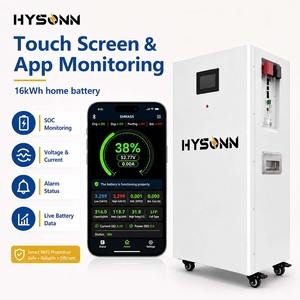 Battery Lithium 15kWh 16kWh 51.2V 314Ah Floor <b>Standing</b> Home Battery with BMS Touch Screen for EU Solar Market - Product Image 4
