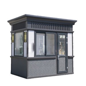 Parking <b>Equipment</b> <b>Security</b> Booth With Glass Windows For Property Management And Parking Fee Collection - Product Image 5