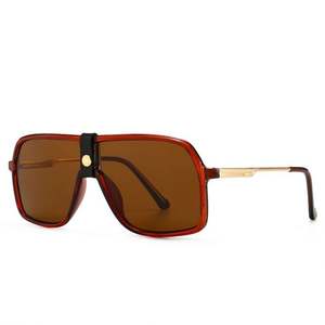 Gafas de Sol de Diseñador con Logotipo Personalizado, Gafas de Sol de Moda para Hombre, Tamaño Grande, Venta Caliente - Product Image 5