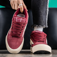 Chaussures personnalisées en toile Chaussures de skate imprimées à semelle épaisse pour hommes Chaussures de sport décontractées à la mode pour la marche