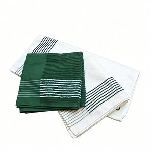Toalla de Golf Profesional Personalizada de 100% Algodón Terry, 22"X44", Grande, con Rayas y Logotipo Jacquard, Venta al Por Mayor de Fábrica - Product Image 1